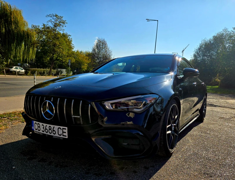 Mercedes-Benz CLA 45 AMG 4MATIC / FULL EXTRA / BURMESTER / AMBIENT / AERO, снимка 9 - Автомобили и джипове - 47727529