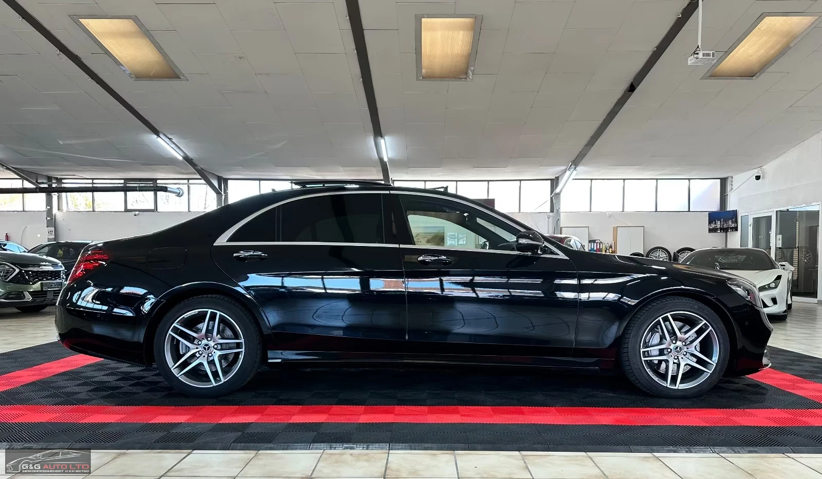 Mercedes-Benz S 400 d/AMG/LONG/4M/340HP/PANO/BURM/360/265h, снимка 5 - Автомобили и джипове - 55001159
