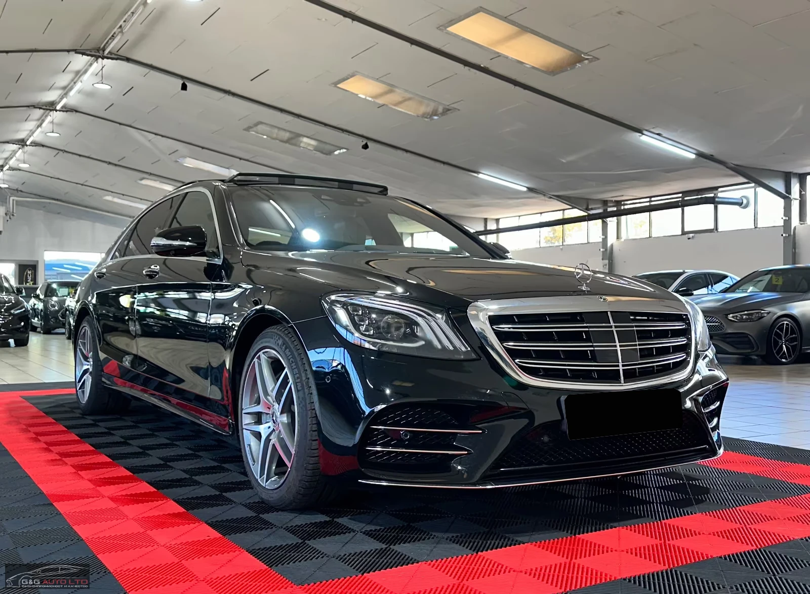 Mercedes-Benz S 400 d/AMG/LONG/4M/340HP/PANO/BURM/360/265h, снимка 4 - Автомобили и джипове - 55001159