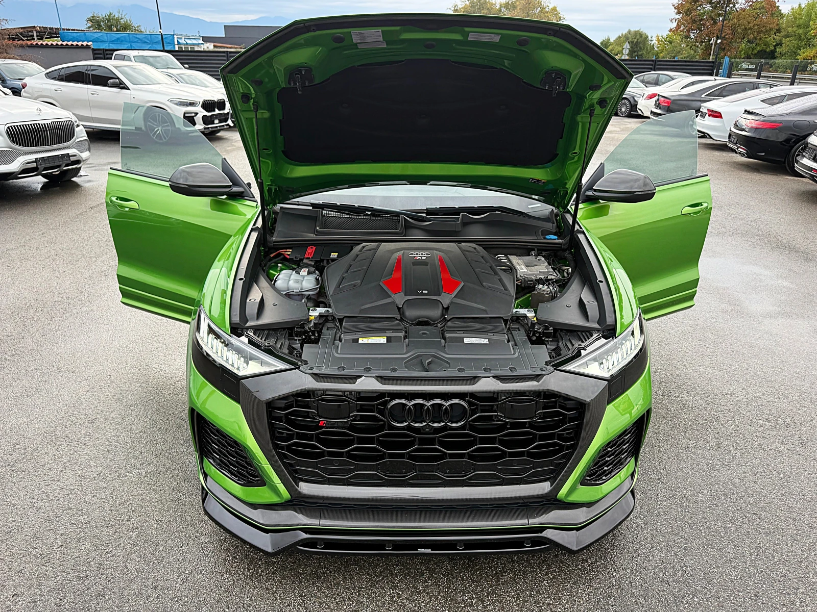 Audi RSQ8 KARBON-DISTRONIK-PANORAMA-360KAMERI-MATRIX-FULLLL!, снимка 17 - Автомобили и джипове - 56251617