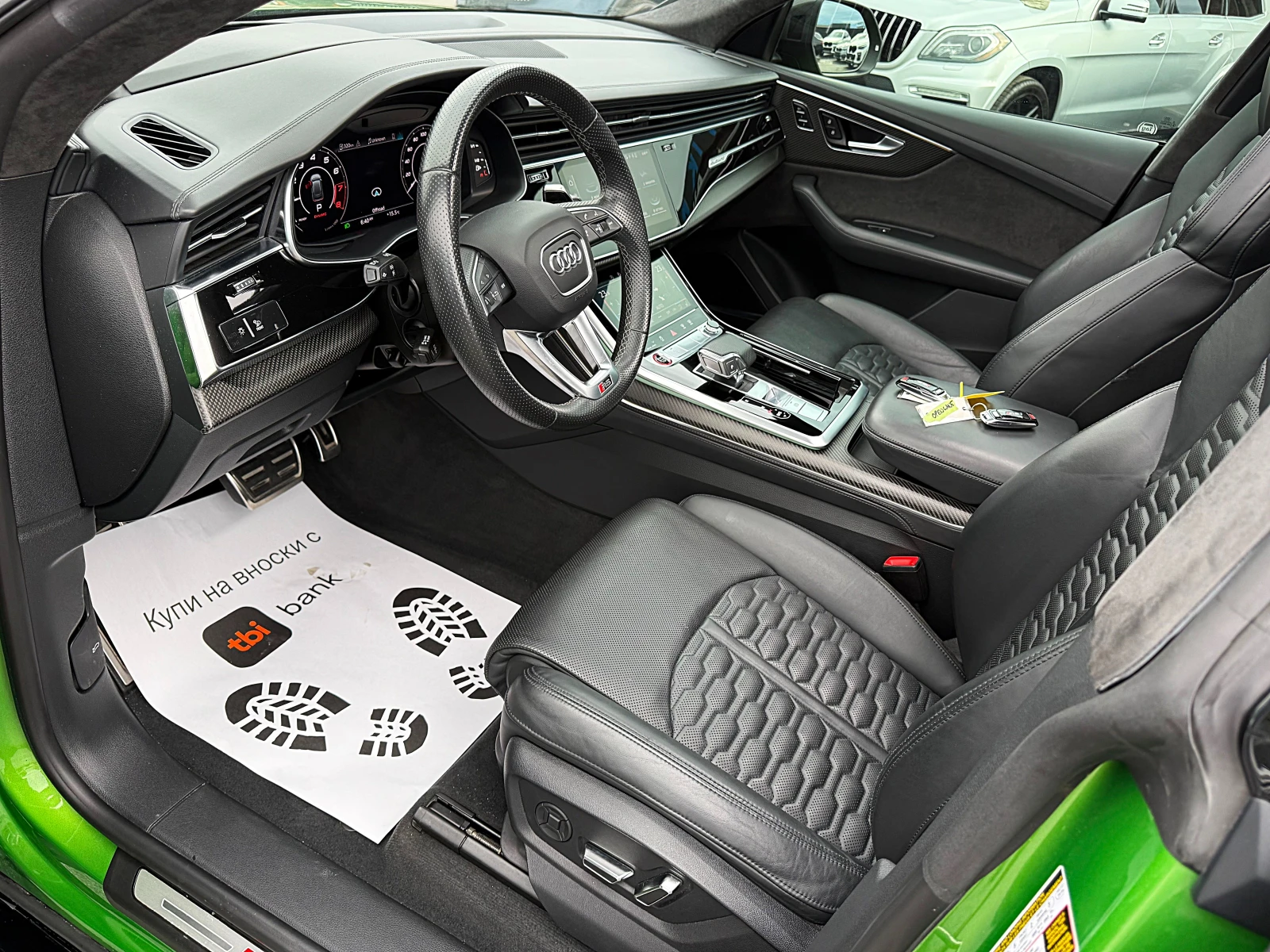 Audi RSQ8 KARBON-DISTRONIK-PANORAMA-360KAMERI-MATRIX-FULLLL!, снимка 10 - Автомобили и джипове - 56251617