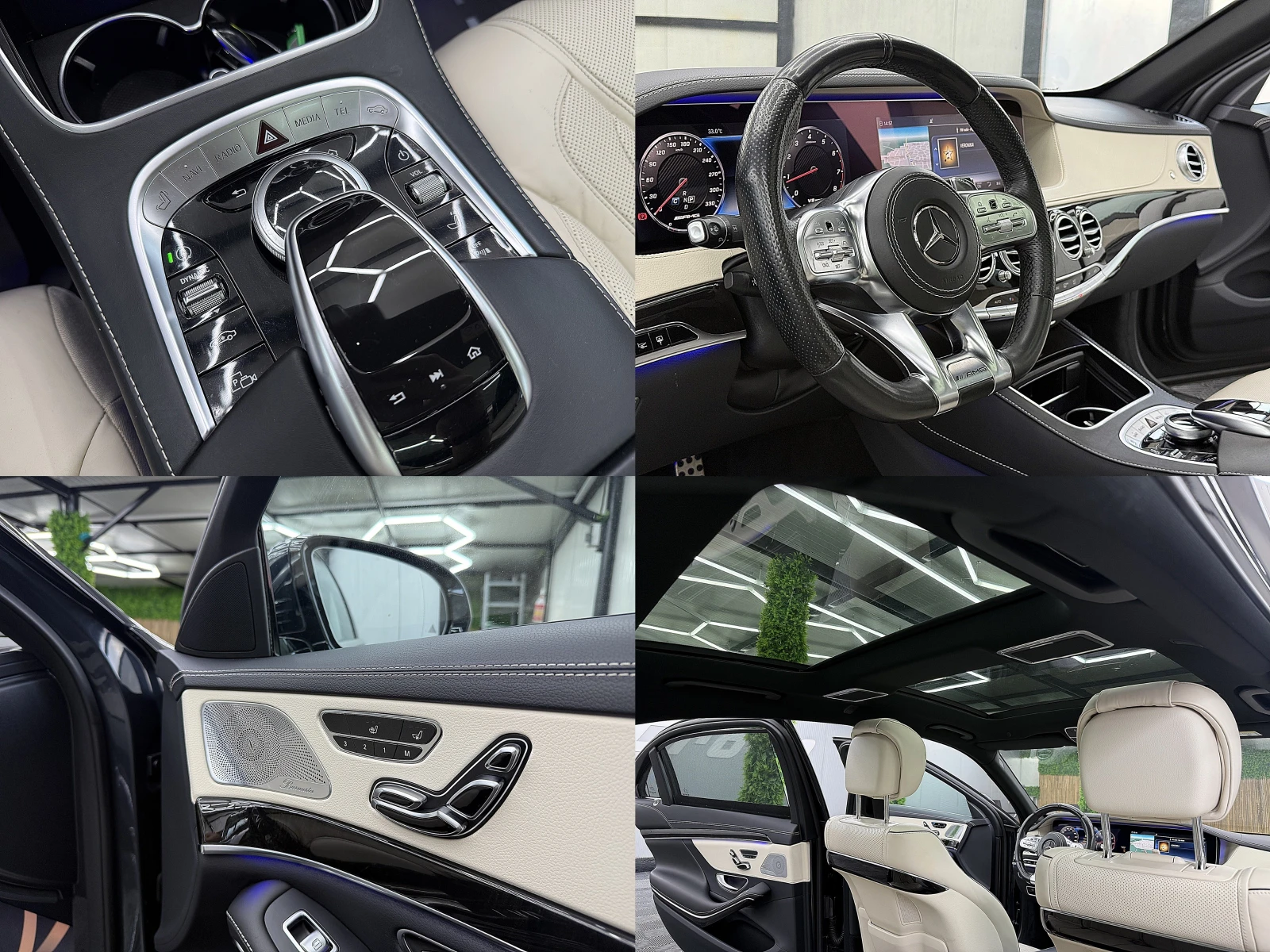 Mercedes-Benz S 400 AMG-/PANORAMA/LONG/4-Matic/360-k/�������� ������ | Mobile.bg � ����������� 14
