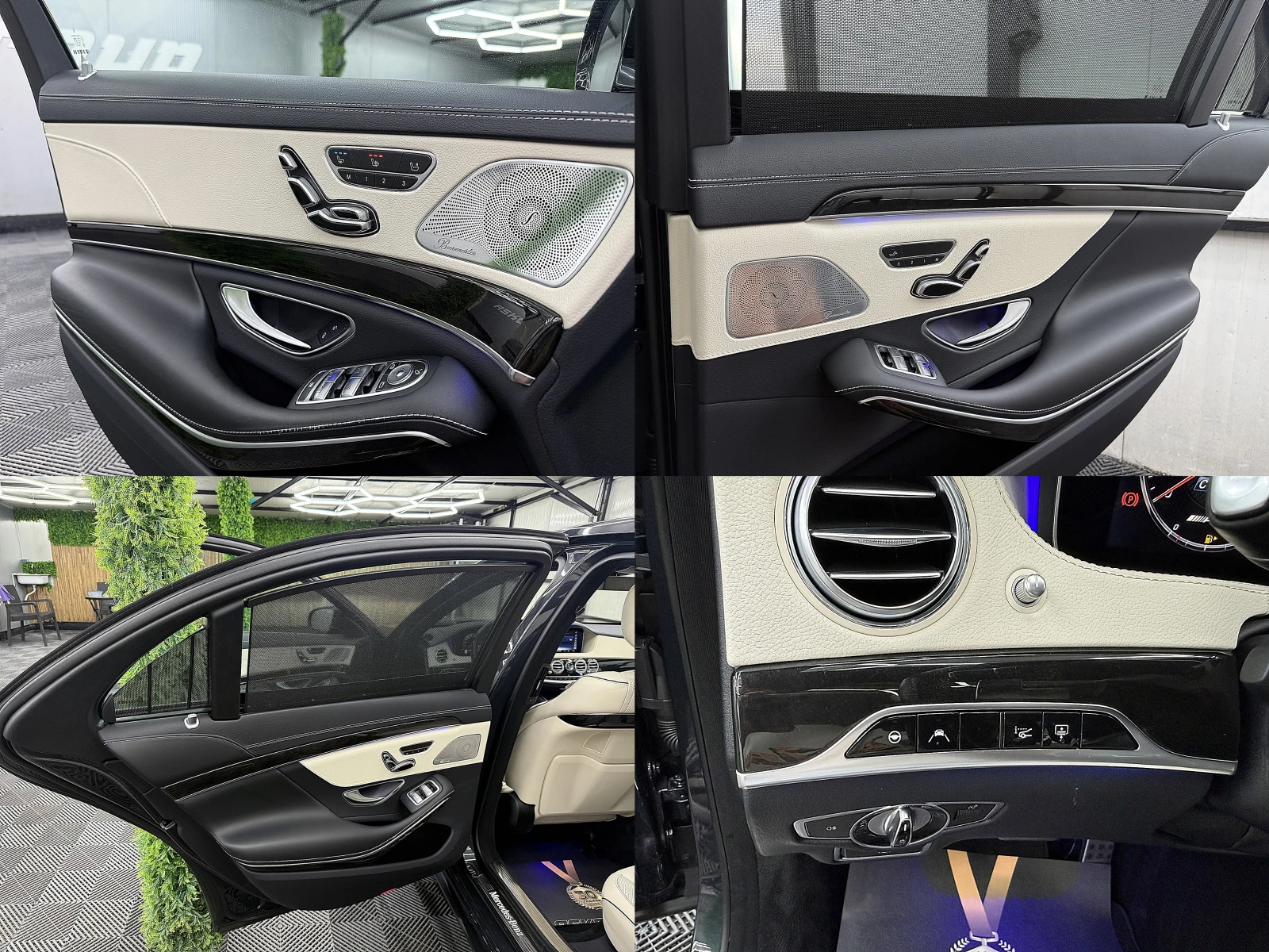 Mercedes-Benz S 400 AMG-/PANORAMA/LONG/4-Matic/360-k/�������� ������ | Mobile.bg � ����������� 10