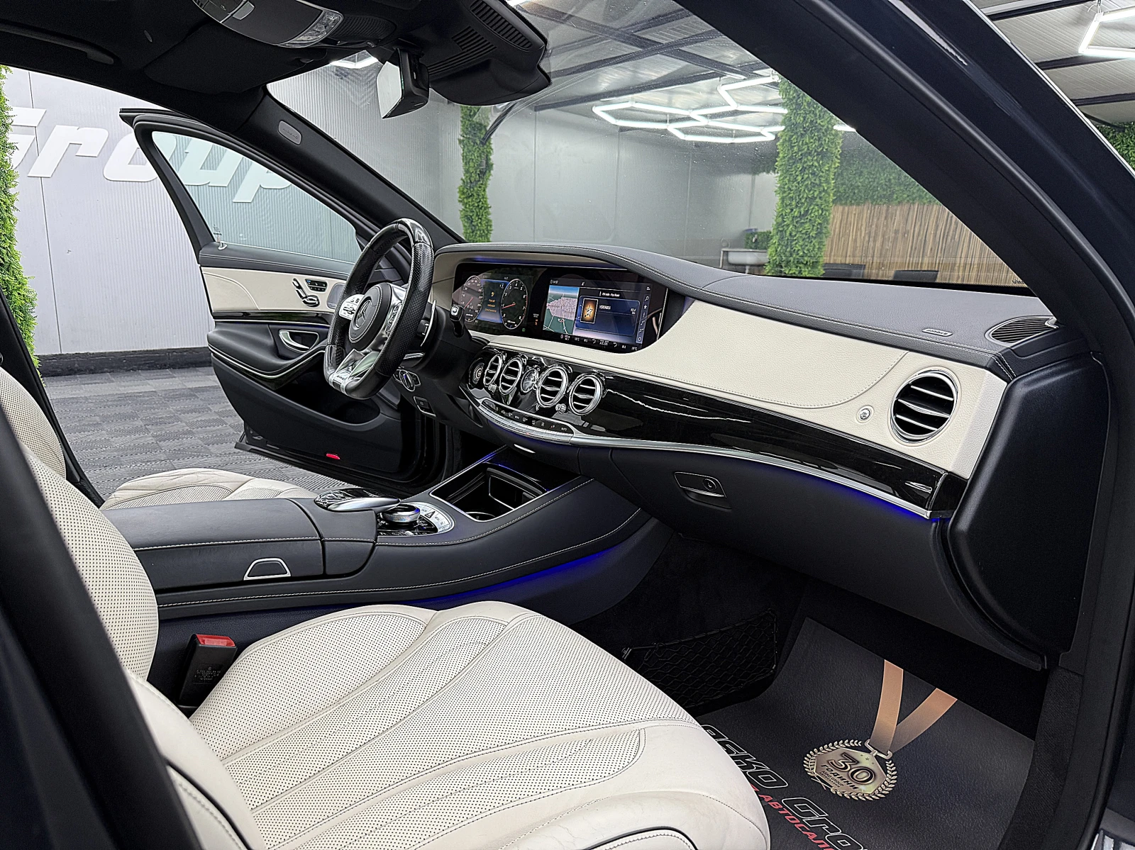 Mercedes-Benz S 400 AMG-/PANORAMA/LONG/4-Matic/360-k/�������� ������ | Mobile.bg � ����������� 12