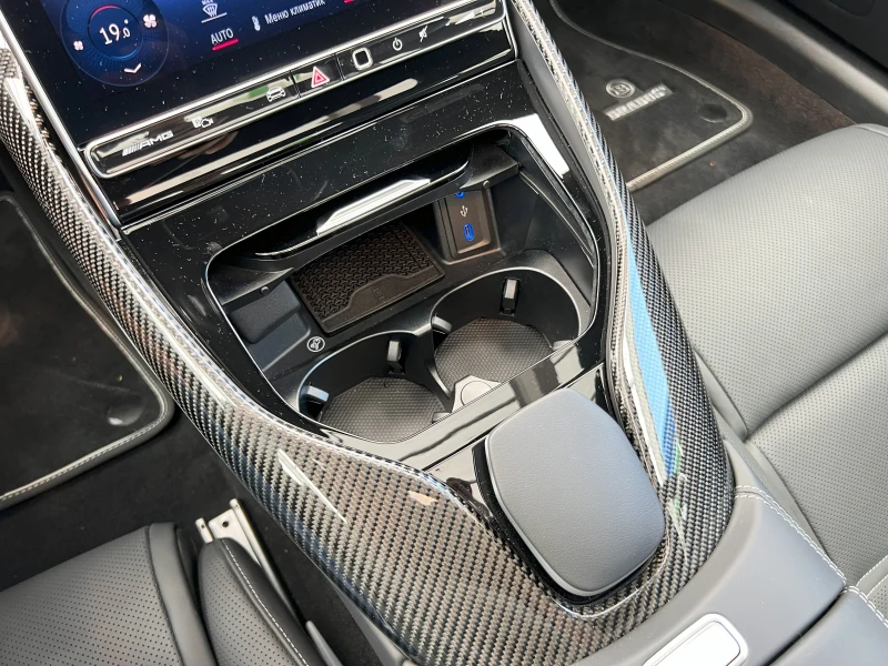 Mercedes-Benz AMG GT BRABUS 750/ COUPE/ FULL CARBON/ NIGHT/ BURM/ 21/, снимка 14 - Автомобили и джипове - 48795100