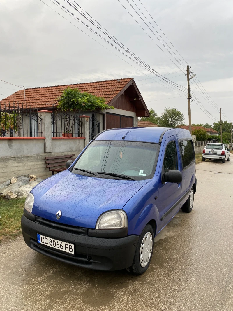 Renault Kangoo 1.9d КЛИМАТИК!, снимка 1 - Автомобили и джипове - 49163640