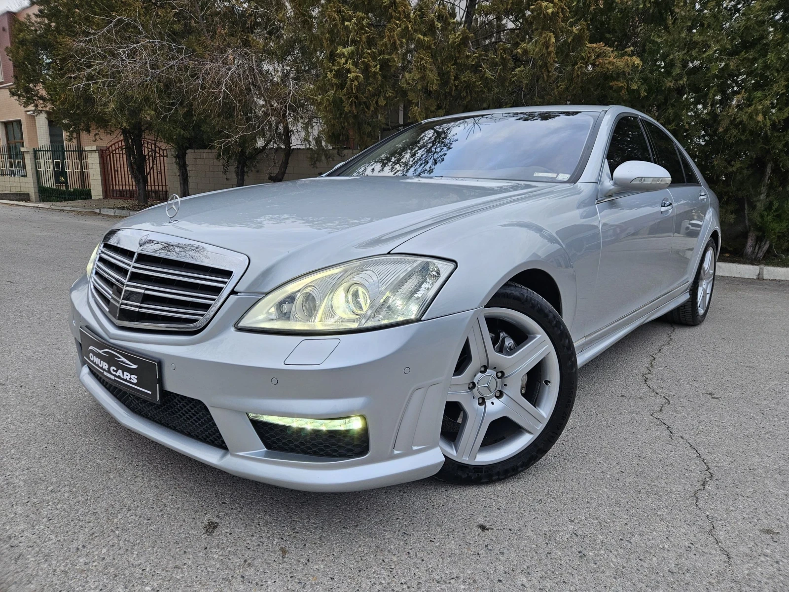 Mercedes-Benz S 350 AMG/ДИСТРОНИК/ПОДГРЕВ/ОБДУХ/ВАКУУМ/AMBIENT/FULL  | Mobile.bg — изображение 1