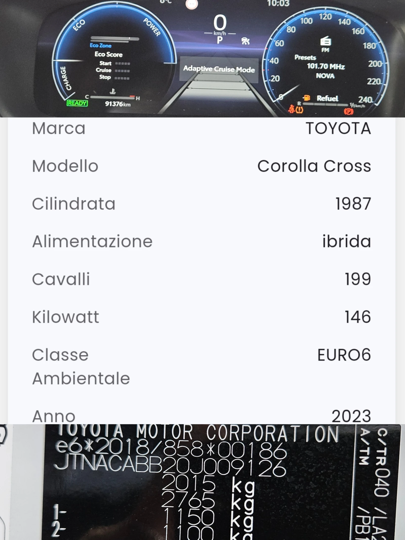 Toyota Corolla Cross 2.0HYbrid4/4x4/LED/CARPLAY/NAVI/// | Mobile.bg   12