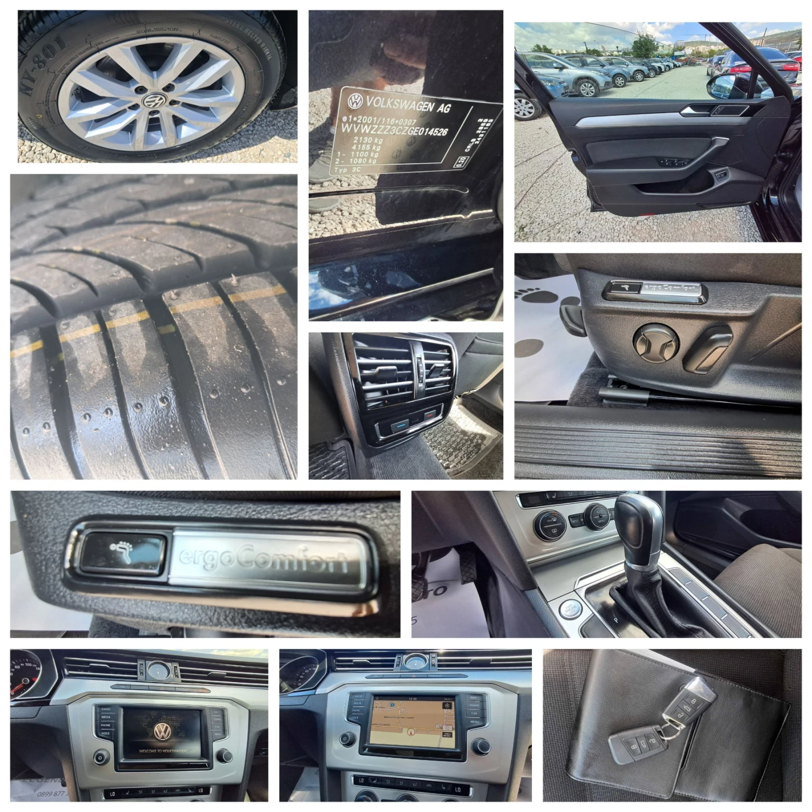 VW Passat 2.0TDI DSG НАВИГАЦИЯ .ПОДГРЕВ НА СЕДАЛКИ, снимка 16 - Автомобили и джипове - 55889714