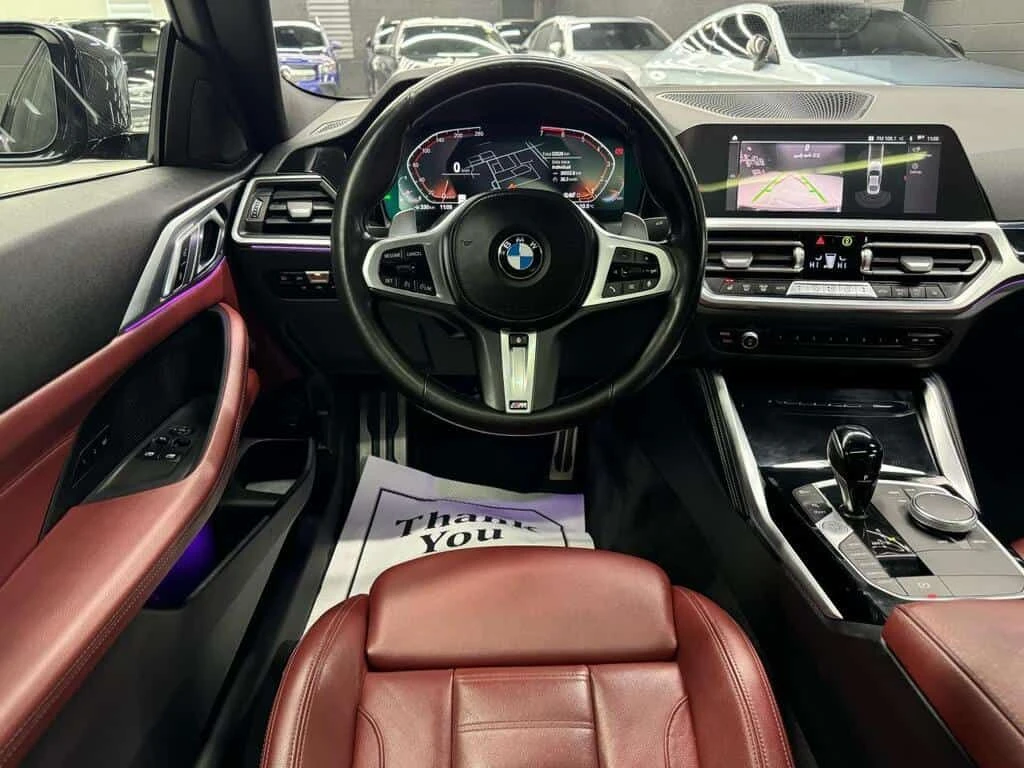BMW 430 * M SPORT| NAV| BACKUP| BSM| LKA| FCW| RED INT.| *, снимка 9 - Автомобили и джипове - 54124647