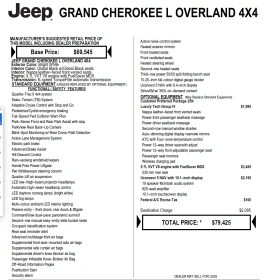 Jeep Grand cherokee L Overland 5.7 Hemi 4x4, снимка 10
