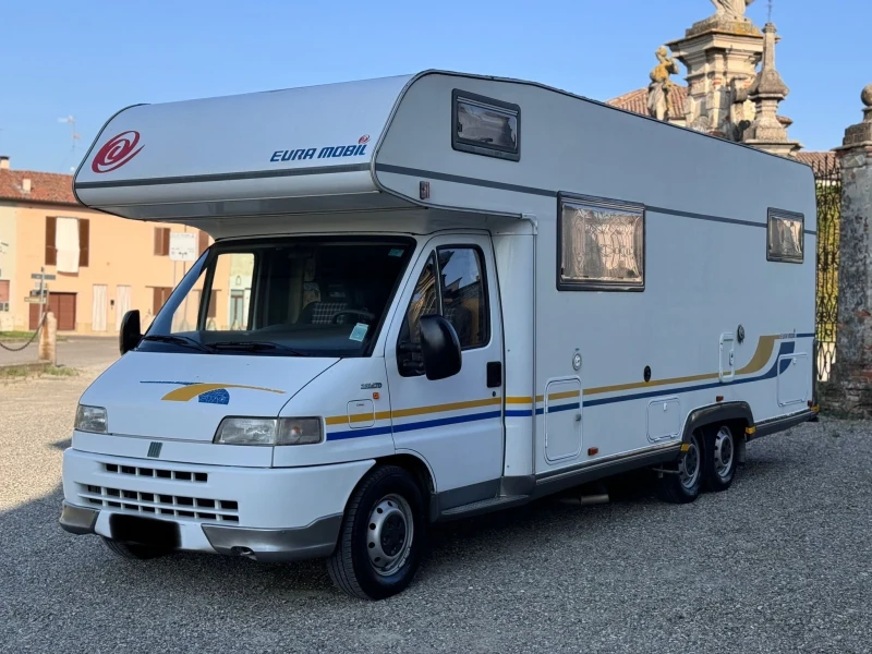 Кемпер Fiat EURA-MOBIL 770/Б категория, снимка 2 - Каравани и кемпери - 52498588