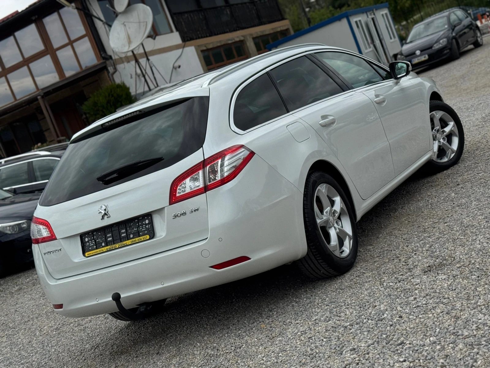 Peugeot 508 1.6E-HDI 114кс АВТОМАТИК НАВИ ПАНОРАМА БЯЛА-ПЕРЛА  - изображение 6