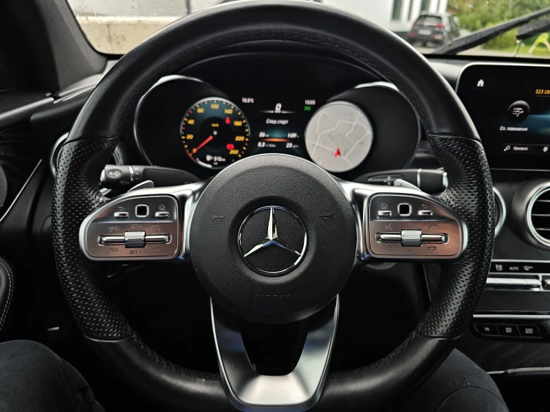 Mercedes-Benz GLC 220 Coupe, AMG-paket, реални КМ, снимка 9 - Автомобили и джипове - 52651344