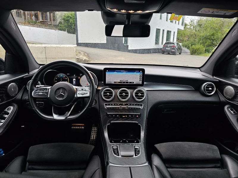 Mercedes-Benz GLC 220 Coupe, AMG-paket, реални КМ, снимка 7 - Автомобили и джипове - 52651344