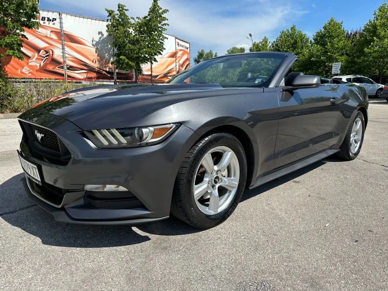 Ford Mustang Cabrio/Кожа/Нави, снимка 1 - Автомобили и джипове - 47947144