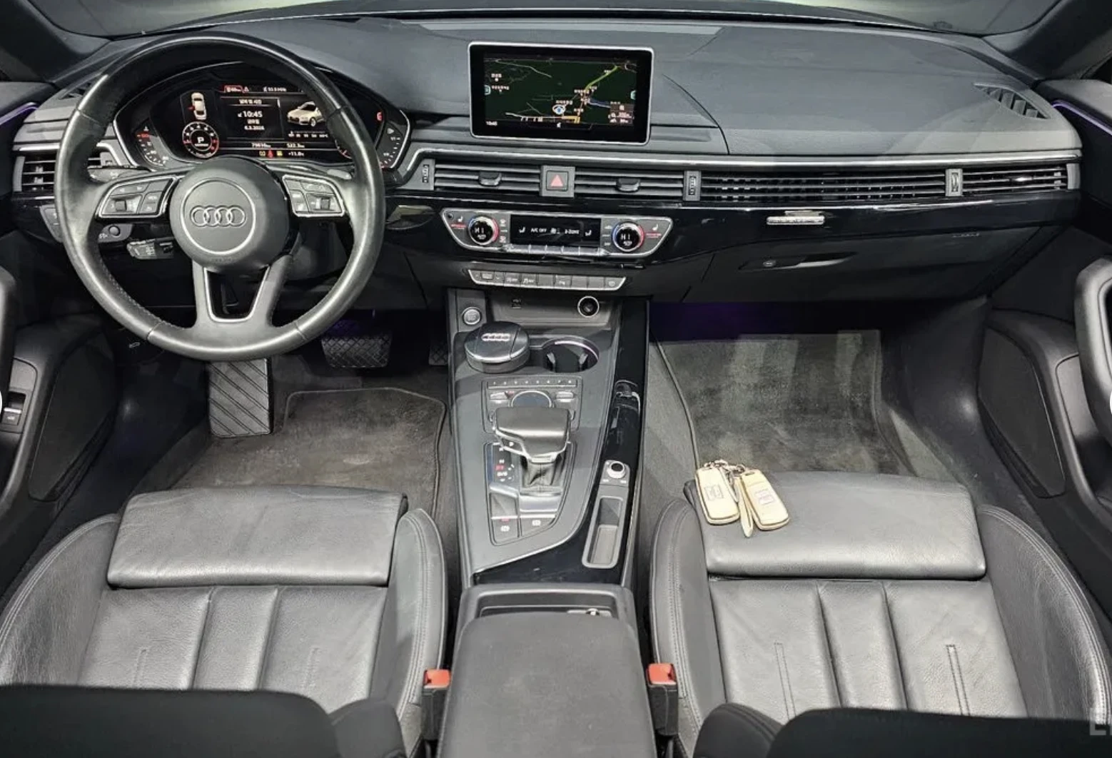 Audi A5 45 TFSI Quatro* PANO* КОЖА* ПОДГРЕВ* НАВИ* HUD , снимка 7 - Автомобили и джипове - 54209682
