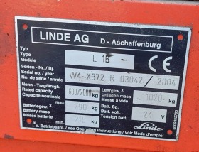 Електрокар Linde L16, снимка 8