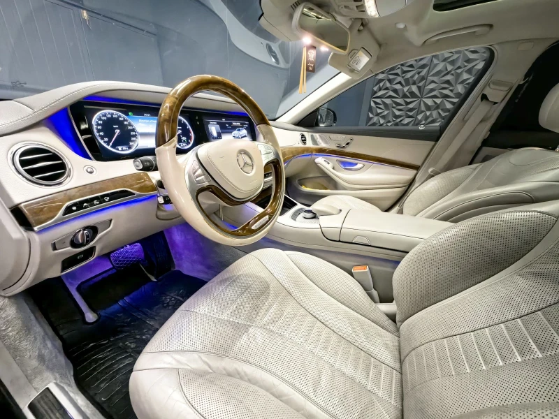 Mercedes-Benz S 500 BURMESTER* ПАНОРАМА* 360* LINE ASIST* МАСАЖ* CAM* , снимка 10 - Автомобили и джипове - 51955761