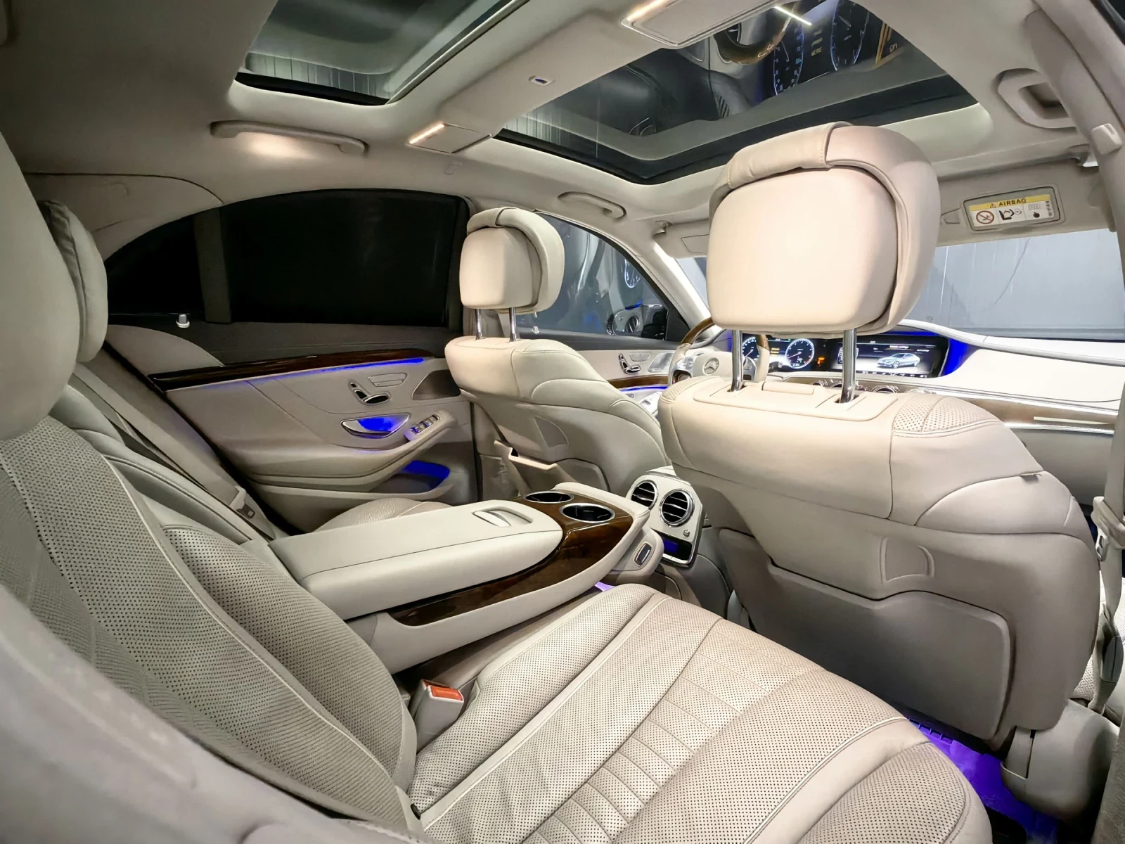 Mercedes-Benz S 500 BURMESTER* ПАНОРАМА* 360* LINE ASIST* МАСАЖ* CAM*  - изображение 6