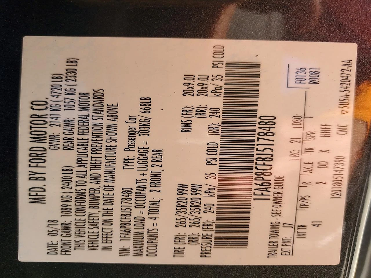 Ford Mustang GT 5.0| РЪЧНА| КОЖА| ROUSH, снимка 12 - Автомобили и джипове - 53991456