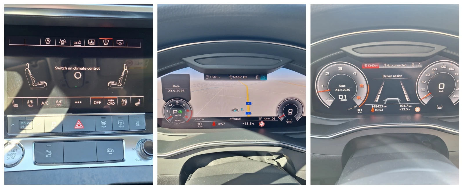 Audi A6 50 TDI Quattro/Въздух/Печка/Bang&Olufsen/Масаж/, снимка 17 - Автомобили и джипове - 56197152