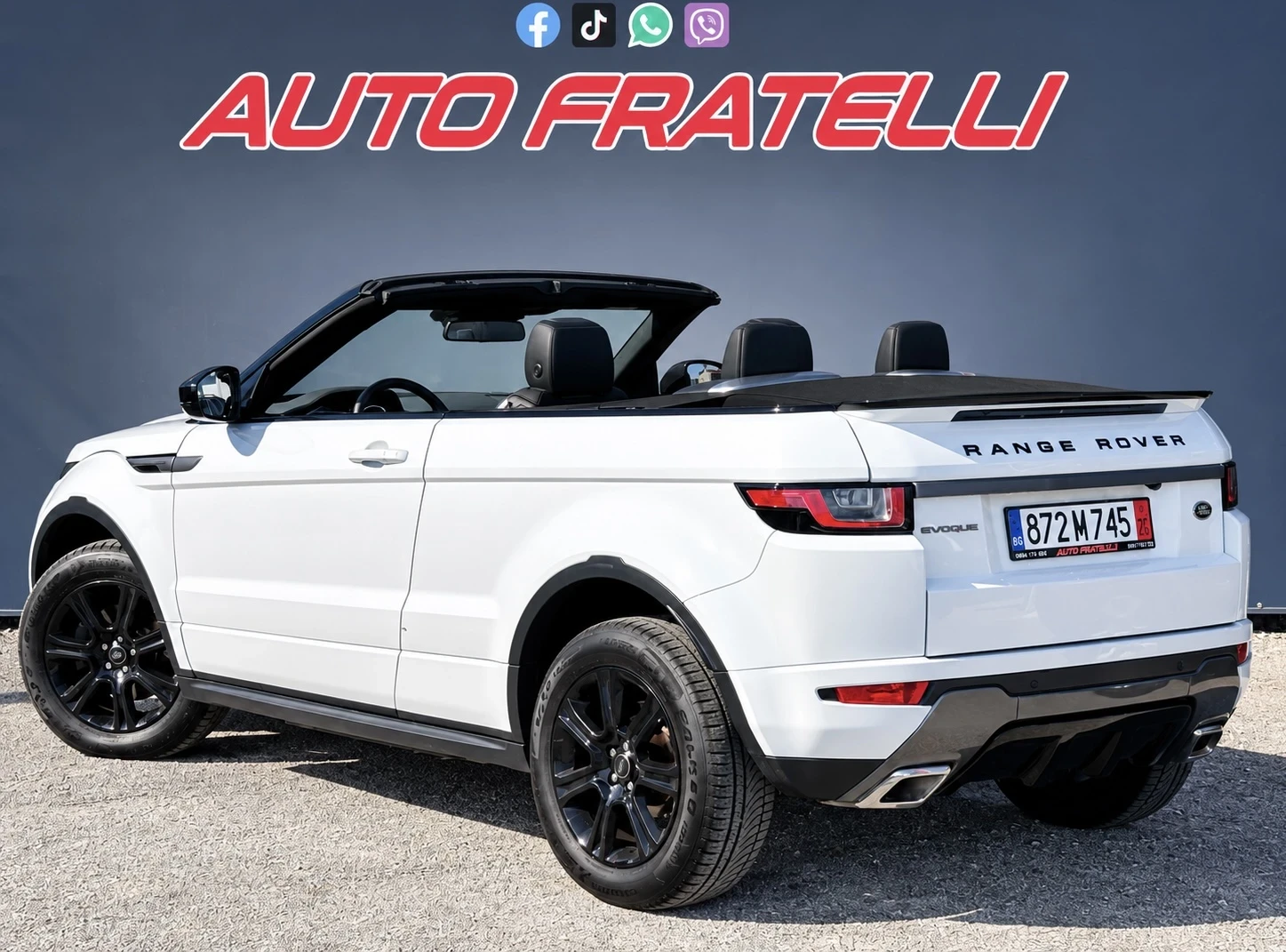 Land Rover Range Rover Evoque 2.0D Cabrio | 1 ГОДИНА ГАРАНЦИЯ| ЛИЗИНГ| БАРТЕР, снимка 6 - Автомобили и джипове - 56116655