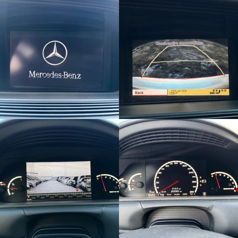 Mercedes-Benz CL 63 AMG FULL / NIGHT VISION / VACUM / CAMERA / DISTRONIC, снимка 15 - Автомобили и джипове - 52257706