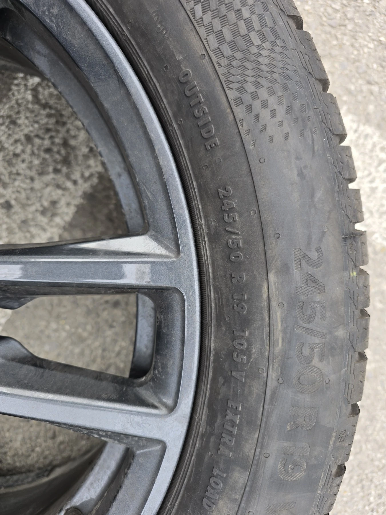 Гуми с джанти Continental 245/50R19, снимка 4 - Гуми и джанти - 55948020