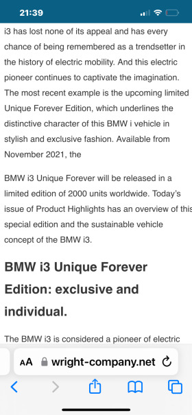 BMW i3 UNIQUE FOREVER-I3s -120Ah-CAMERA-КОЖА-LED, снимка 14