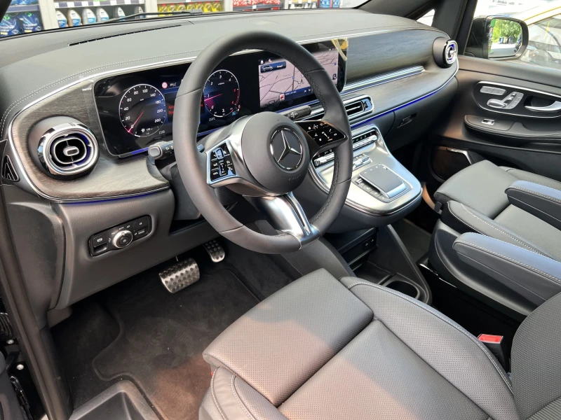 Mercedes-Benz V 300 d/AMG/4M/EXTRALONG/EXCLUSIV/BURM/AIRMATIC/VIP SEAT, снимка 9 - Автомобили и джипове - 50655237