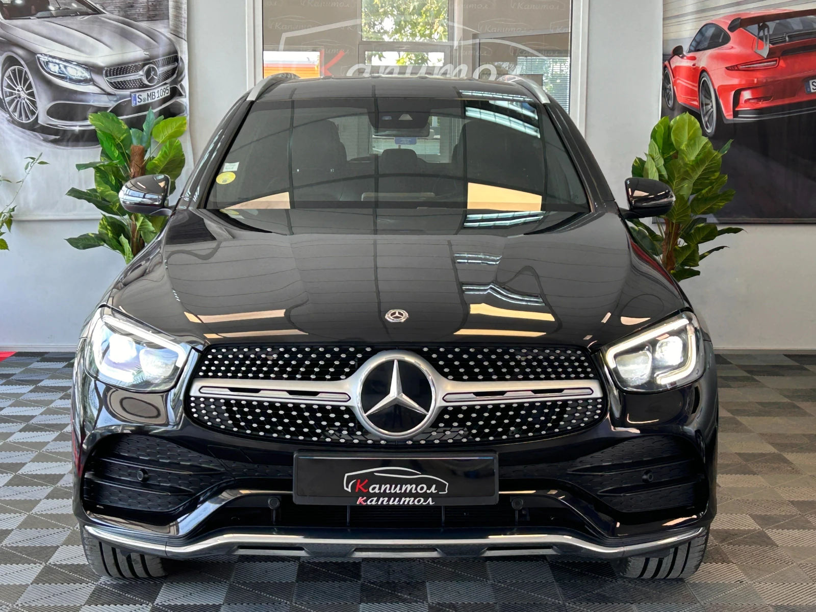 Mercedes-Benz GLC 220 D 4 MATIC AMG LINE 9G 194, снимка 2 - Автомобили и джипове - 54766613