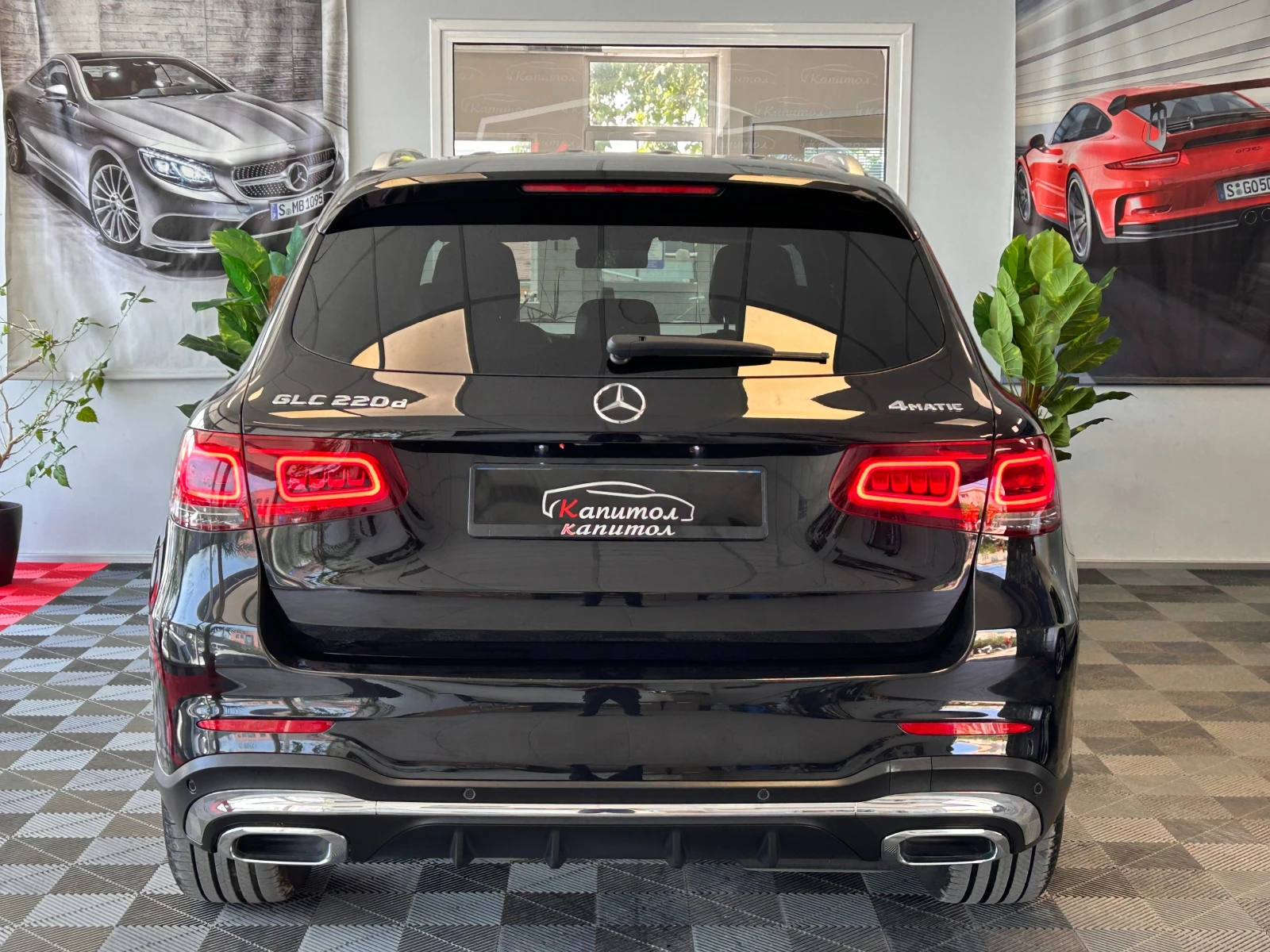 Mercedes-Benz GLC 220 D 4 MATIC AMG LINE 9G 194, снимка 5 - Автомобили и джипове - 54766613