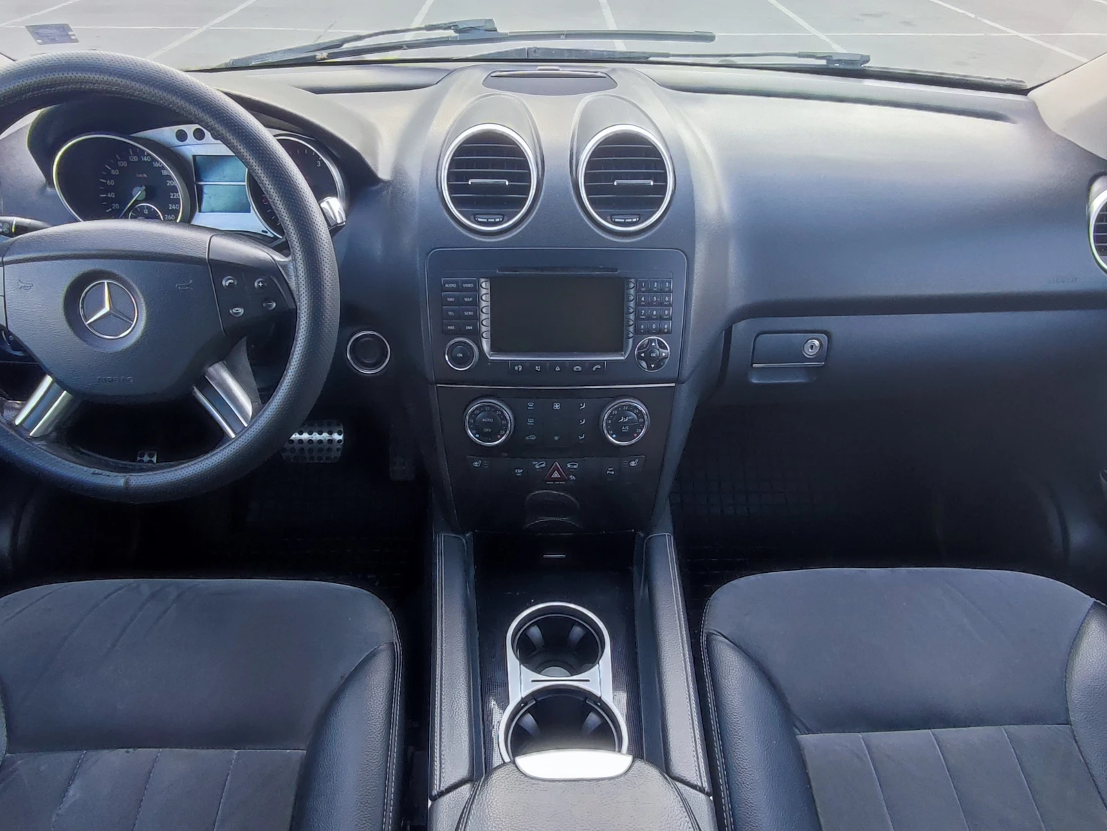 Mercedes-Benz ML 320 CDI-SPORT-АВТОМАТ-НАВИГАЦИЯ-ПРУЖИНИ, снимка 9 - Автомобили и джипове - 55083548