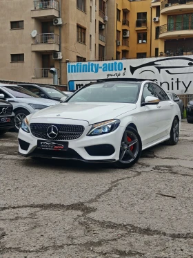 Mercedes-Benz C 220 SHADOW LINE, AMG, ПАНОРАМА, КАМЕРА, ФУЛ! , снимка 1
