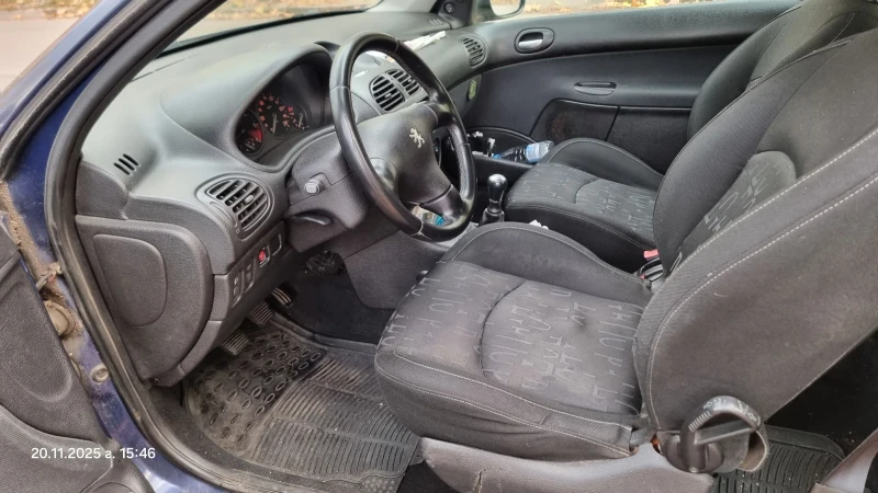Peugeot 206 2.0 HDi, снимка 8 - Автомобили и джипове - 52484459