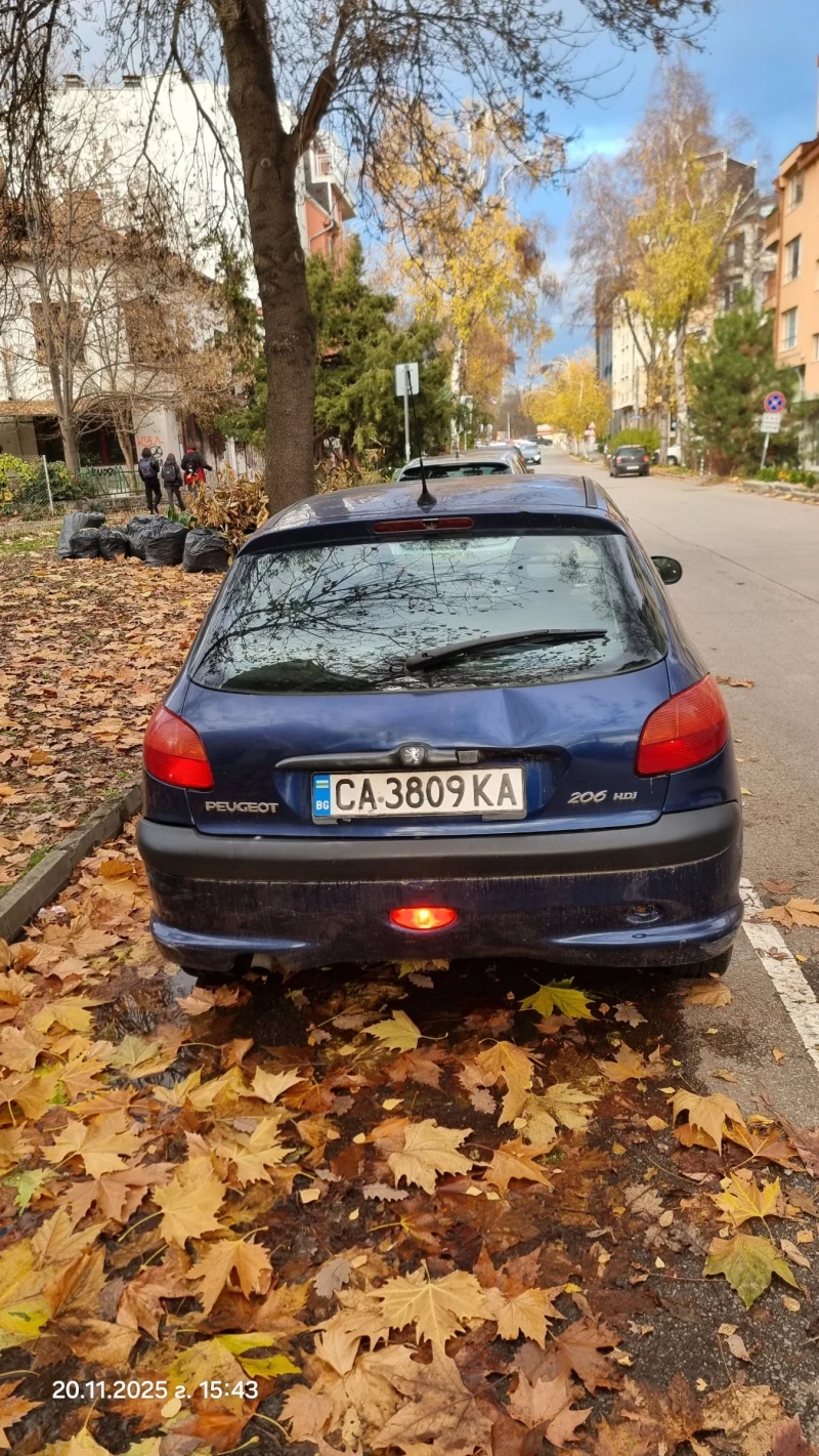Peugeot 206 2.0 HDi, снимка 4 - Автомобили и джипове - 52484459