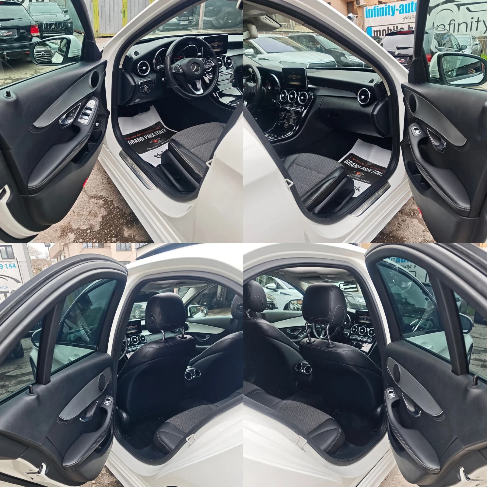 Mercedes-Benz C 220 SHADOW LINE, AMG, ПАНОРАМА, КАМЕРА, ФУЛ! , снимка 9 - Автомобили и джипове - 54016382