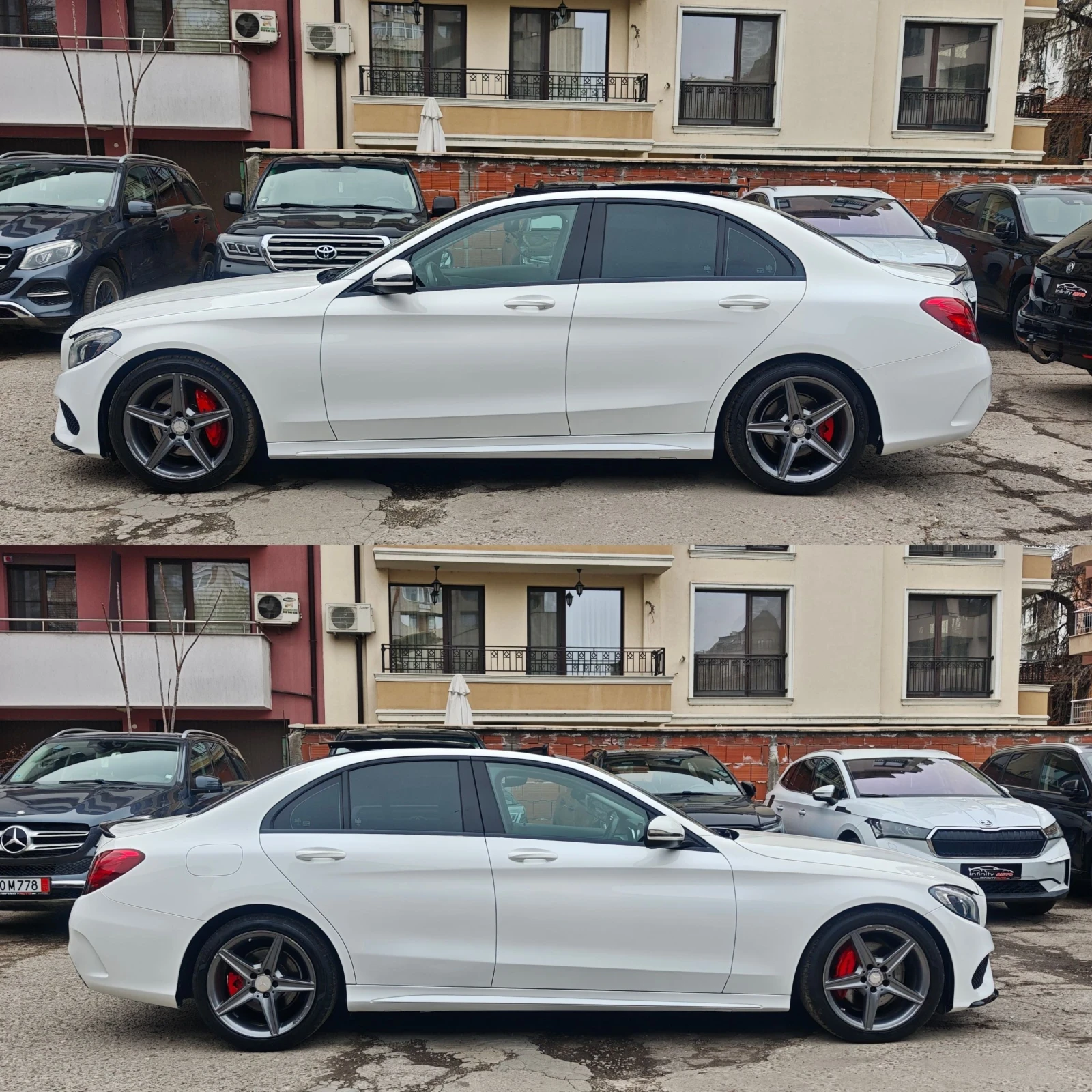 Mercedes-Benz C 220 SHADOW LINE, AMG, ПАНОРАМА, КАМЕРА, ФУЛ! , снимка 7 - Автомобили и джипове - 54016382