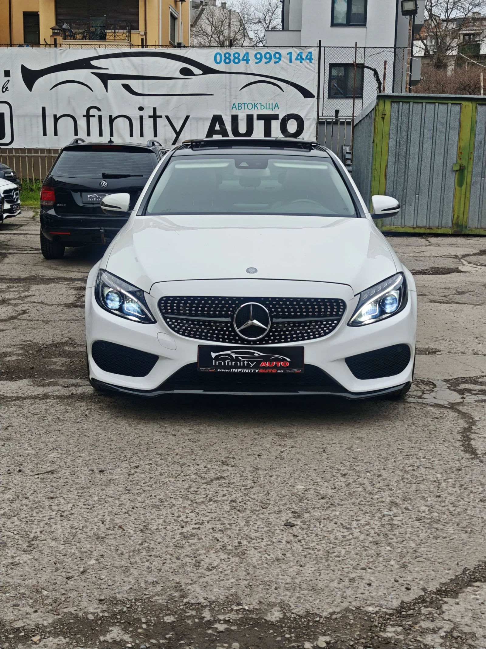 Mercedes-Benz C 220 SHADOW LINE, AMG, ПАНОРАМА, КАМЕРА, ФУЛ! , снимка 2 - Автомобили и джипове - 54016382