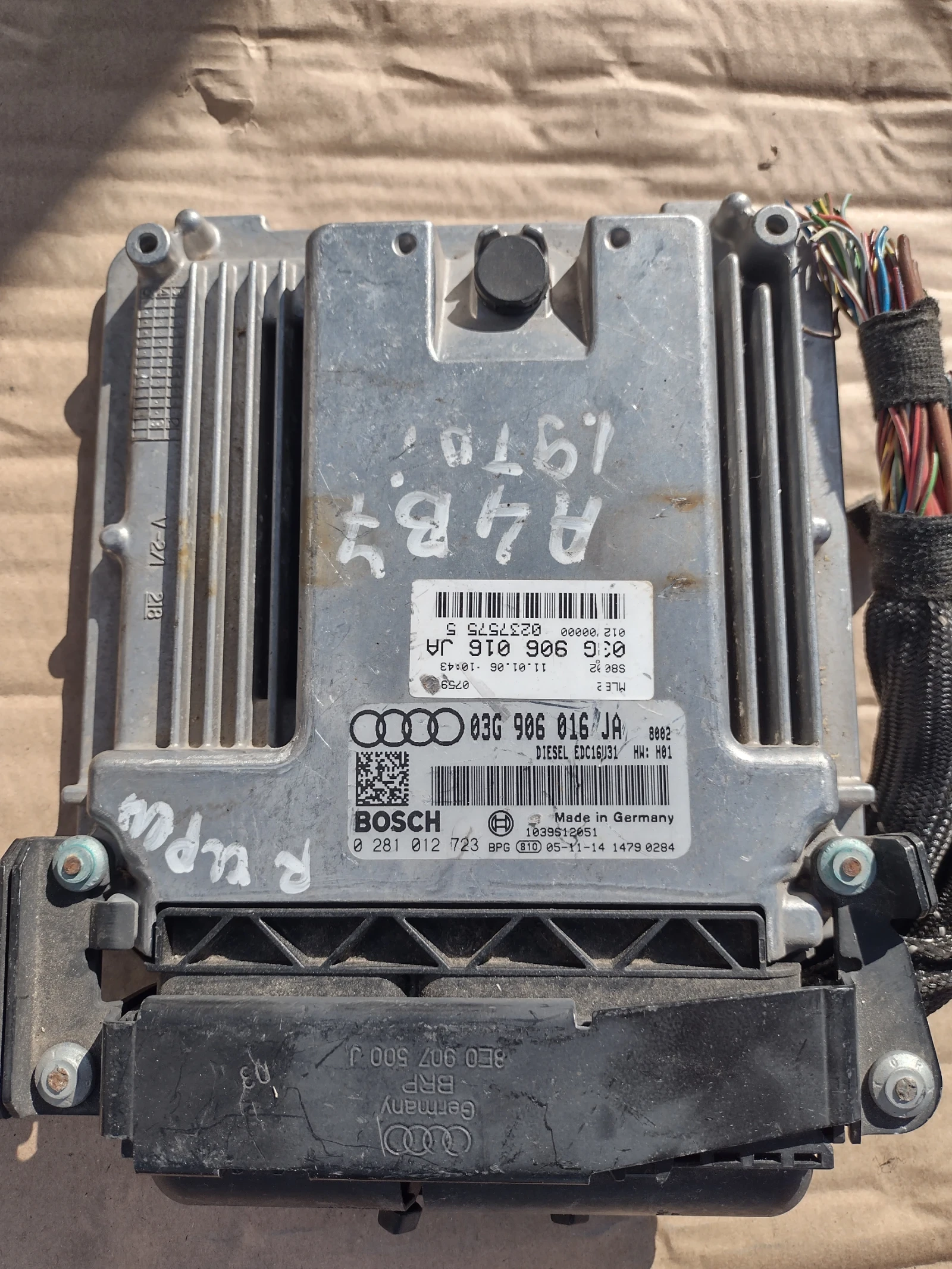 03G 906 016 JA �������� �������� �� AUDI A4 1.9 TDI  Bosch 0 281 012 723 | Mobile.bg � ����������� 1