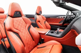 BMW M8 COMP/625HP/xDRIVE/CABRIO/360/HUD/CARBON/378z, снимка 13