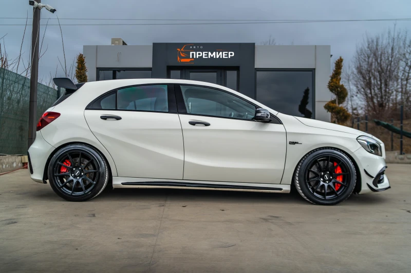 Mercedes-Benz A45 AMG 4 MATIC - EDITION ONE - БЯЛА ПЕРЛА!, снимка 5 - Автомобили и джипове - 49546227