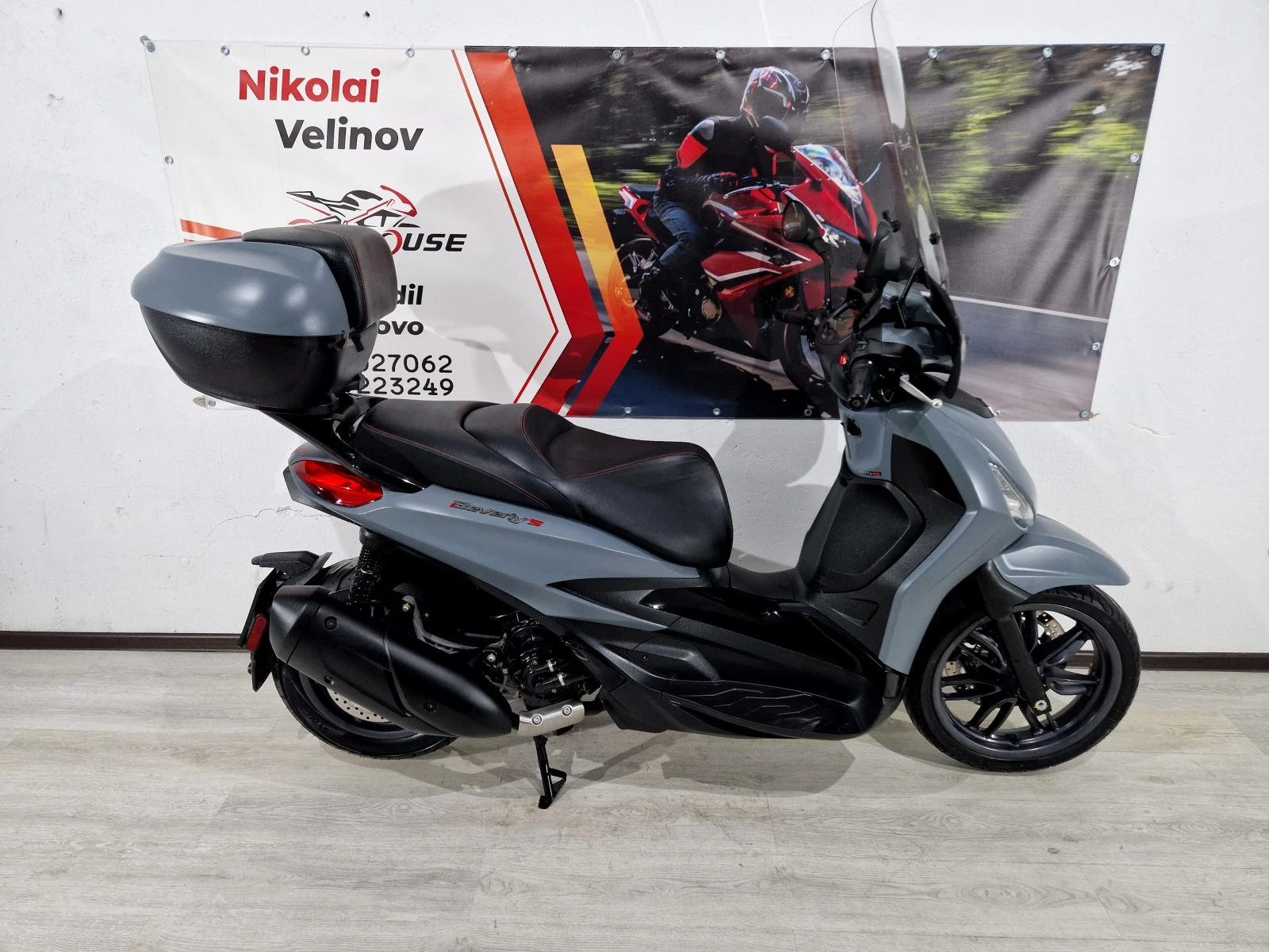Piaggio Beverly 300ie, HPE, ABS-ASR, 2022г., снимка 10 - Мотоциклети и мототехника - 55505165