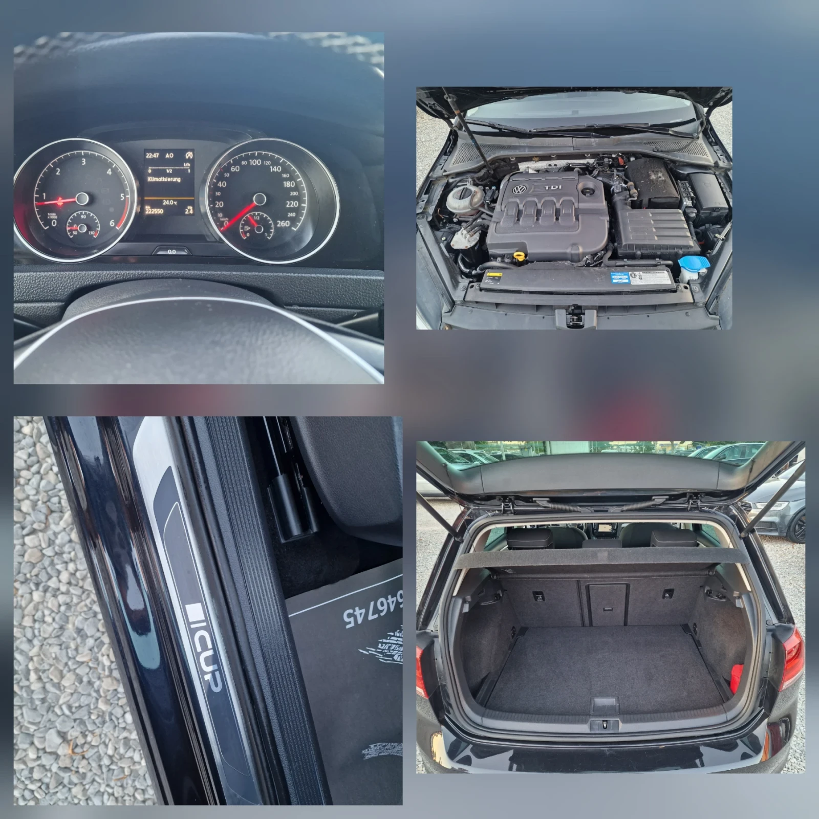 VW Golf 1.6TDI-110k.s-NAVI-CUP-EURO 6 | Mobile.bg   17