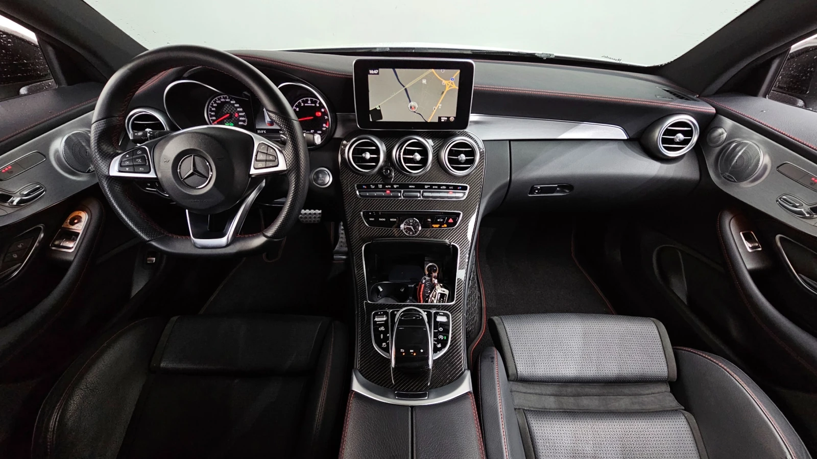 Mercedes-Benz C 43 AMG Head up/Подгрев/БЪКЕТ/БЪРМАСТЕР/, снимка 7 - Автомобили и джипове - 55223362