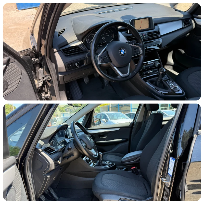 BMW 216 САМОПАРКИРАНЕ-NAVI-LED-ПАРКТРОНИК-146000km, снимка 9 - Автомобили и джипове - 47830130