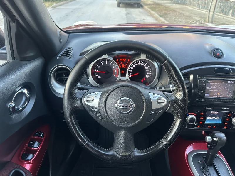 Nissan Juke 1.6i/117kc/Aвтоматик/Кожа/Камера/Navi/История!, снимка 9 - Автомобили и джипове - 48250874