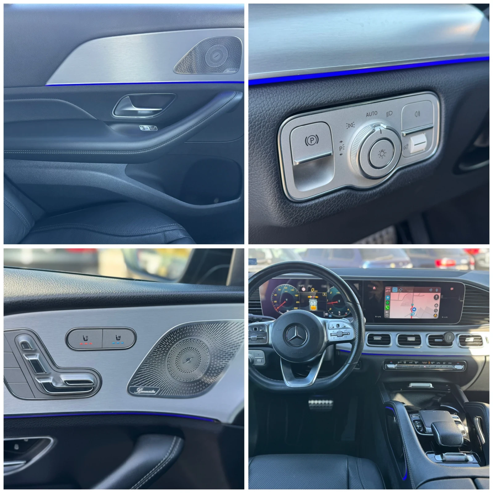 Mercedes-Benz GLE 350 AMG line NIGHT  BURMESTER CAMERA360  | Mobile.bg   11