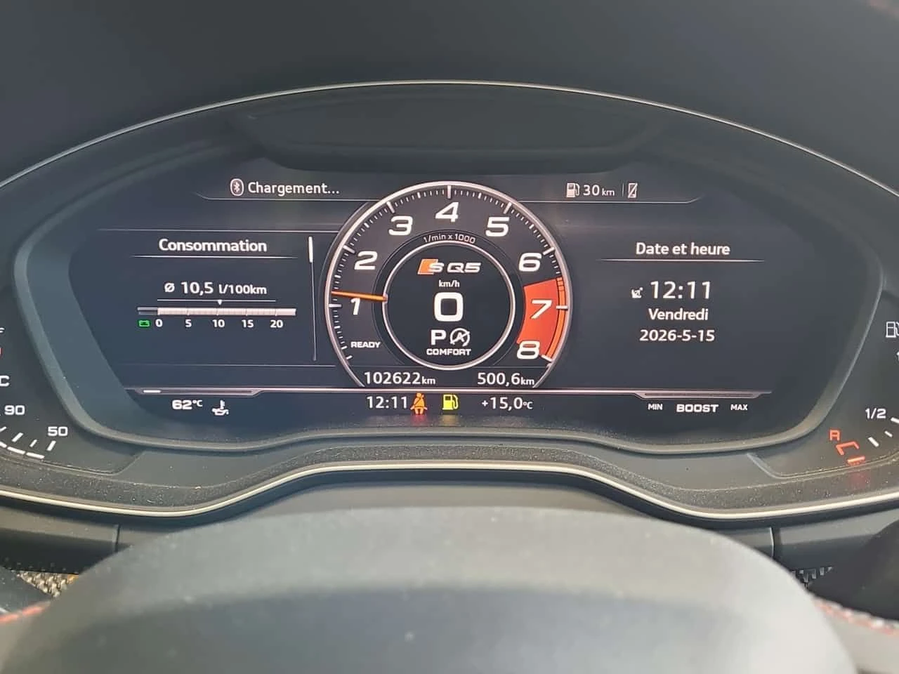 Audi SQ5  TECHNIK / 360 / AMBIENT / ПОДГРЕВИ / АВТОКРЕДИТ , снимка 9 - Автомобили и джипове - 54582106